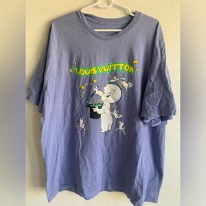 Mega Yacht Casper Purple Shirt Men’s Size XXL Louis Vuitton